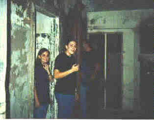 Connie, Jason, and others on the 2nd floor of the Tivoli, 1997
