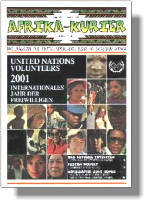 Afrika-Kurier Titelseite, Heft 1, 2001