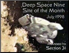 DS9 Site of the
Month
Awarded by The Promenade Times