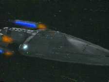 Starboard view of the USS Prometheus
