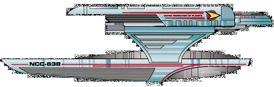 Starboard view of the Oberth class survey vessel USS Grissom (NCC-638)