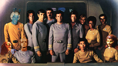 Therin with Enterprise crew