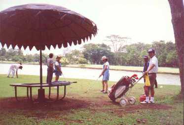 The 18 hole golf course of Del Monte Philippines.