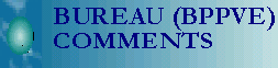 Bureau Comments