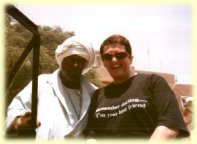 Mum with the camel-keeper Abdullah