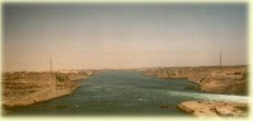 From the high dam at Aswan