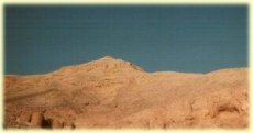 Natural pyramid, Valley of the Kings
