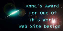 Anna's Out of This World Award