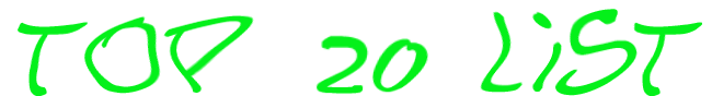 Top 20 List