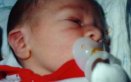 Aaron with pacifier