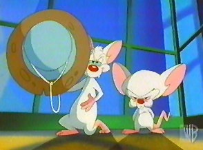 Pinky and the Brain with Freeze Gun