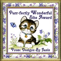 Award from Designs by Janis