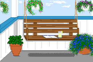 Great image of a front porch