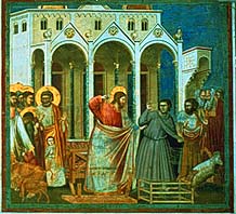 Cleansing of the Temple - Fresco by Giotto