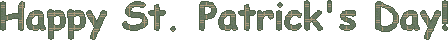 Happy Saint Patrick's Day