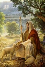 Jesus With Lambs
