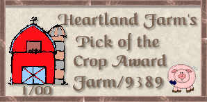 Heartland Farm Pick of the Crop Award!