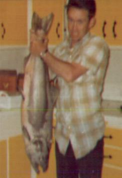 King Salmon I caught in Alaska 1974
