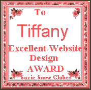 Suzie's Excellent Website Design Award