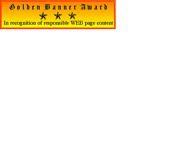 golden banner award
