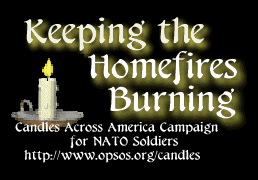 Candles Across America Campaign for our Soldiers in Kosovo