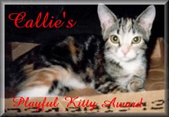 Calli's Playful Award