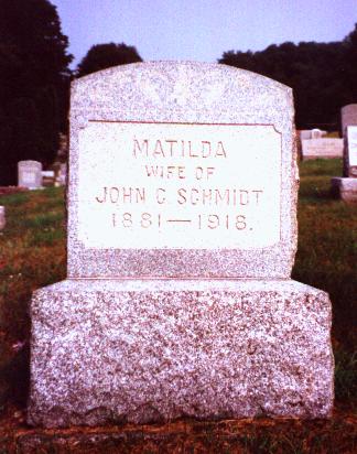 Grave of Matilda Sackett