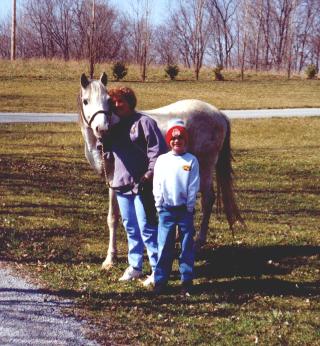 Tammy and Cody with Joey