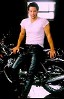 leather clad biker boy