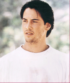 Stunningly gorgeous photograph of Keanu Reeves.