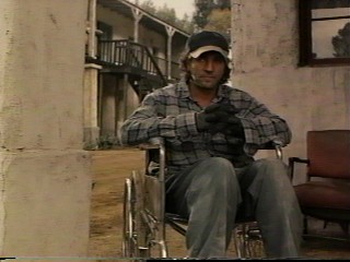 Eric in a wheelchair