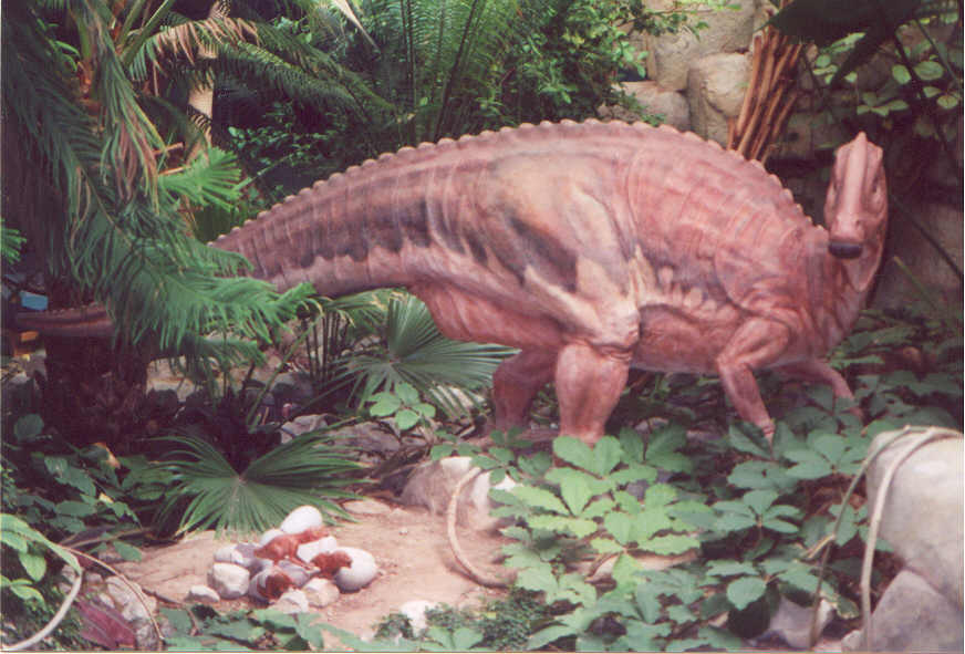 Model dinosaur at the New Mexico Museum of Natural History.