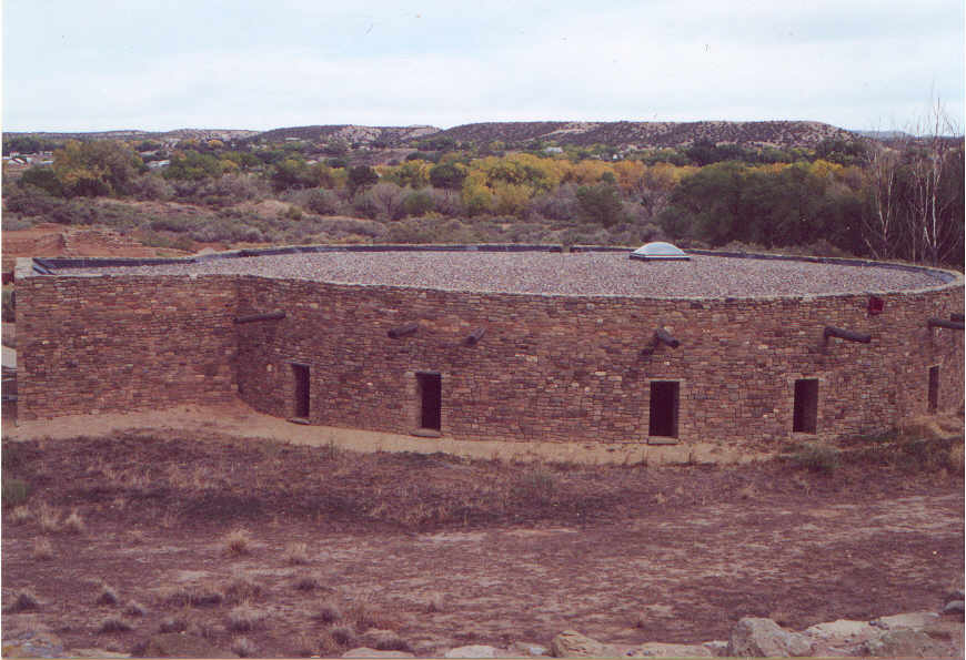 The Great Kiva at the Aztec Ruins National Monument