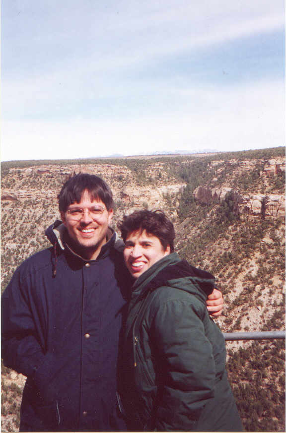 Dianne and me at Mesa Verde National Park.