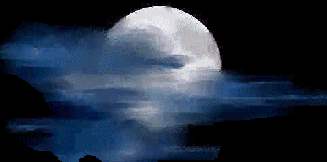 Apareció la luna cabalgando el cielo perdido sin estrellas. Bella C.Ventura