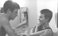 Jean-Paul Belmondo and Jean Seberg in BREATHLESS (JPG, 11 KB)