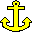 Small gold anchor.