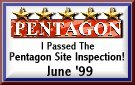 Pentagon Site Inspection Award