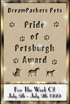 The Pride of Petsburgh Award
