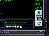 Winamp playlist save screenshot
