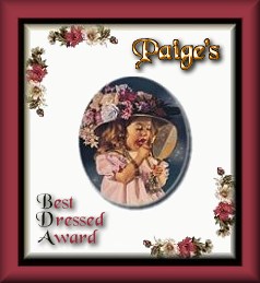 Paige's Best Dressed Award