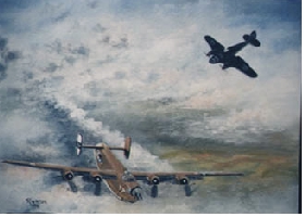 WWII planes painting