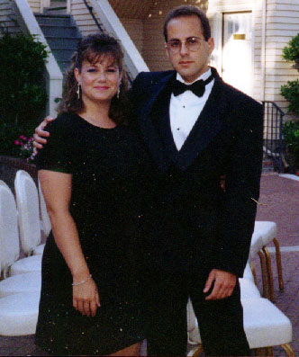 Dan and me at friend's wedding