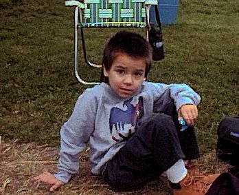 Adam on a slide