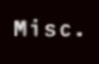Other Bands and misc. stuff