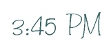 3:45 pm