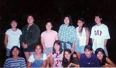 Jin, Erin, Malia, Jill, Lori, Justinn, Shan, Nic, Jamie, Chat, Me, and Mari