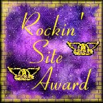 Rockin' Site Award won on 07/28/99