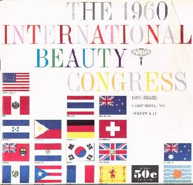 Cover of Miss International 1960 Program Book