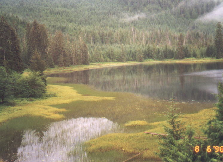 Lake in northwest area of Prince of Wales